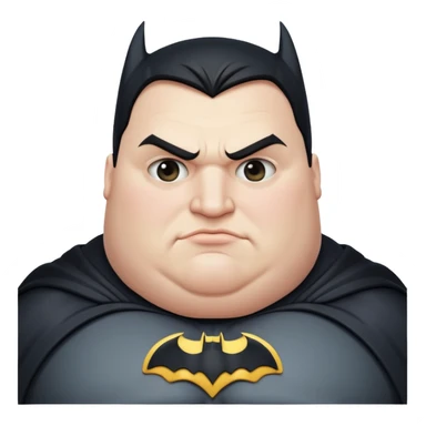 Fat Batman  sticker