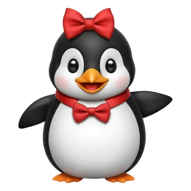 смеющийся пингвин sticker