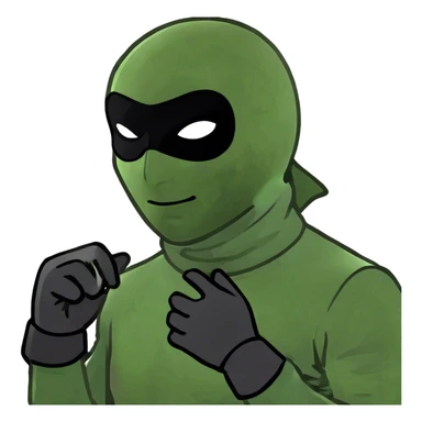 robber man ￼ sticker