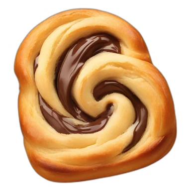 chocolate danish pastry sticker