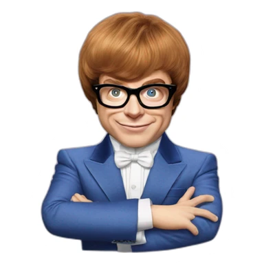 austin powers sticker
