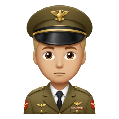 His rank is soldier sticker