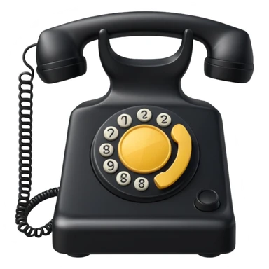 Modern telephone sticker