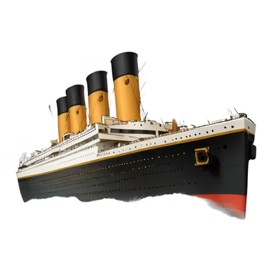 RMS Titanic White Star Line sticker