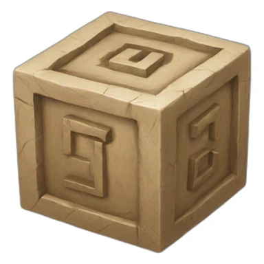 Runic cube sticker