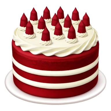 Red velvet cake sticker