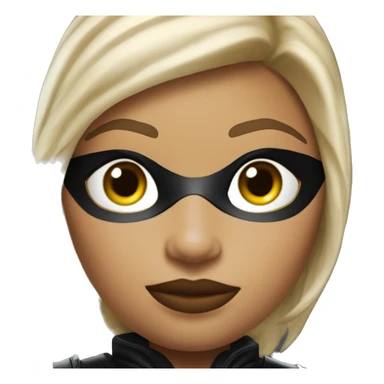 Light skinned Batgirl in shiny leather, Hummer EV monster truck  sticker