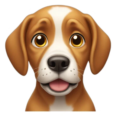 surprised dog sticker