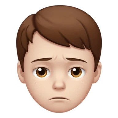 sad boy sticker