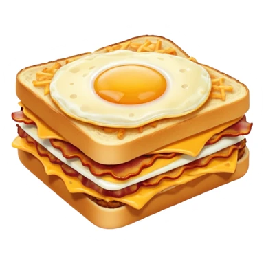 bacon egg and cheese with hashbrowns sticker