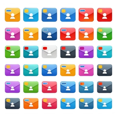 payment method flat style sticker