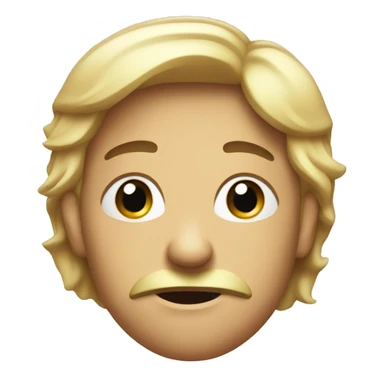 Face showing acknowledgment but worried sticker