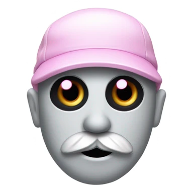 Mr. Salt is an off-white color with a silver-colored cap. There are three black-colored holes on the top of his cap. He has a pink mouth and black eyes. sticker