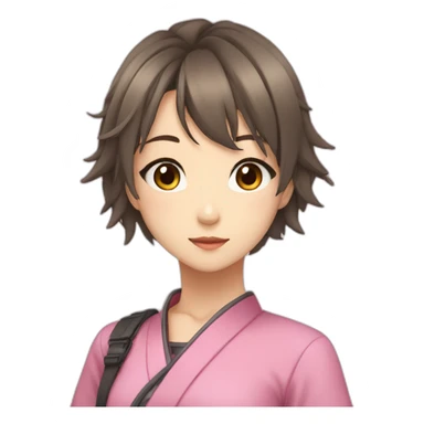 Anime girl osaka sticker