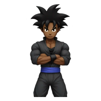 Black Goku sticker