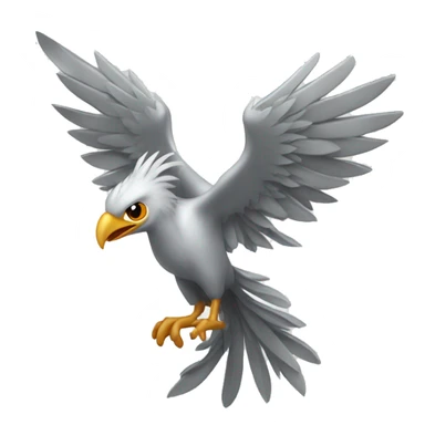 Platinum Phoenix bird sticker