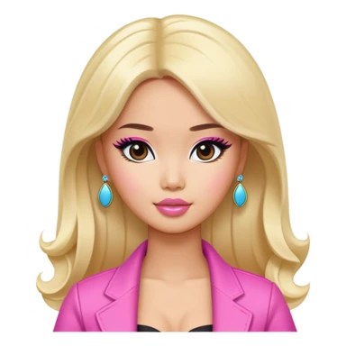 Boujee Asian Barbie  sticker