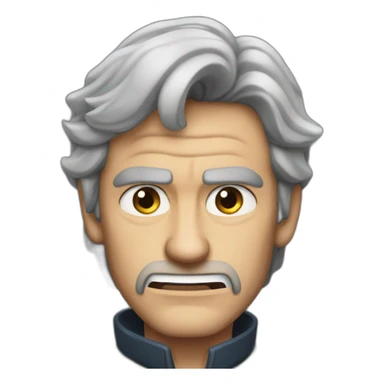 Jean Luc Melanchon angry sticker