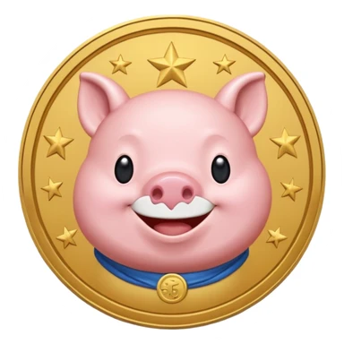 a meme coin of Wojak looks like moonpig sticker