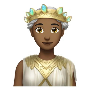 astrology virgo male white the maiden iridescent  sticker