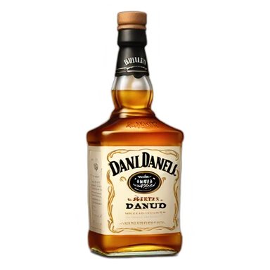 apple jack Daniel's bottle sticker