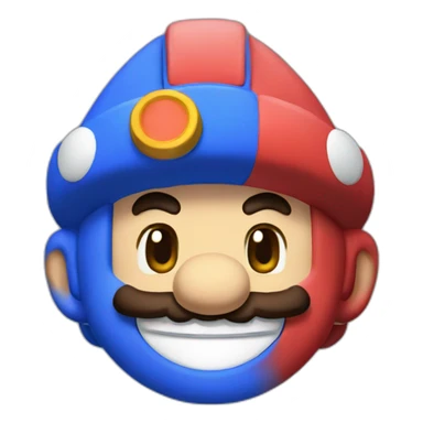 Little happy mario sticker