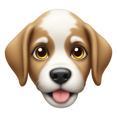 Christmas puppy sticker