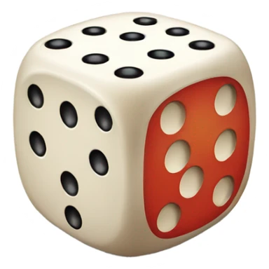 Rolling the dice sticker