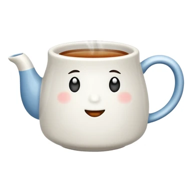 plain mug of steaming tea sticker