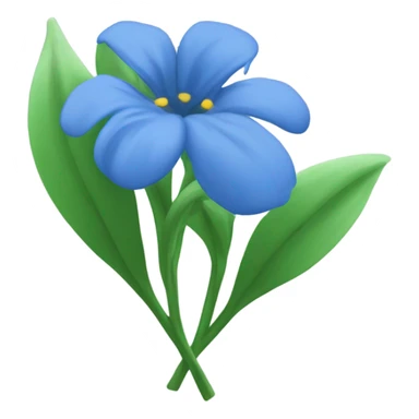 Vergeet me nietjes sticker