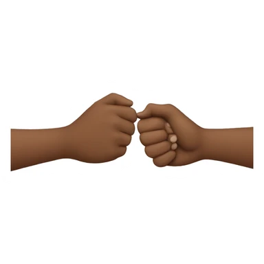 Holding hands together  sticker