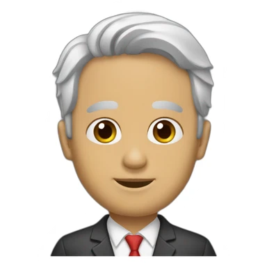 Hombre mayor canoso sticker