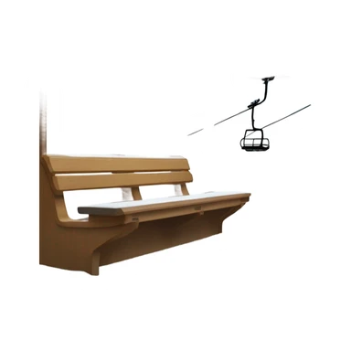 Ski lift cabin  sticker