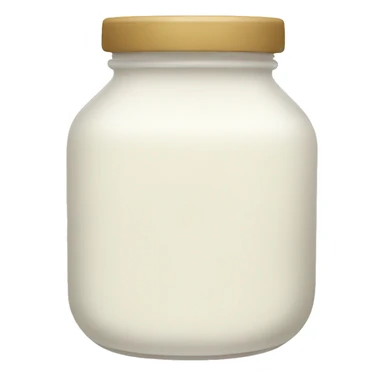 white sauce jar sticker