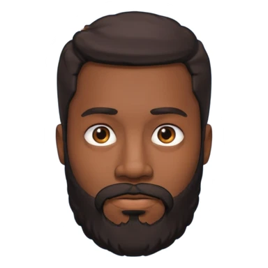 BEARDED Knights beard black guy sticker