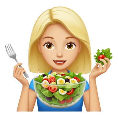 eating healthy sticker