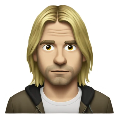 kurt cobain sticker