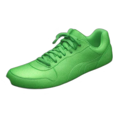 Running shoe made out of money  sticker