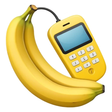 Banana phone sticker