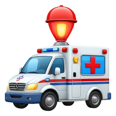 ambulance Siren light sticker