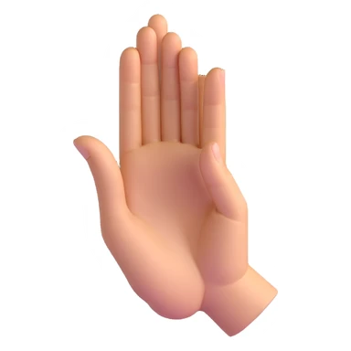 yoni mudra hand gesture sticker