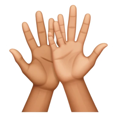 Two hand shaka sticker