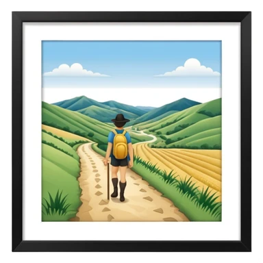 Camino de Santiago sticker