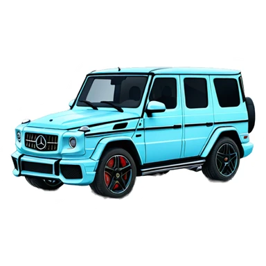 Baby Blue G Wagon AMG sticker