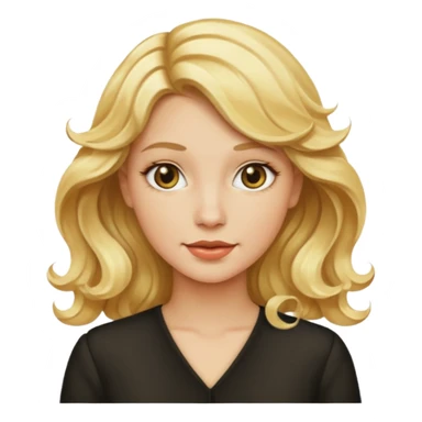 Tipos de rubio en mujer sticker