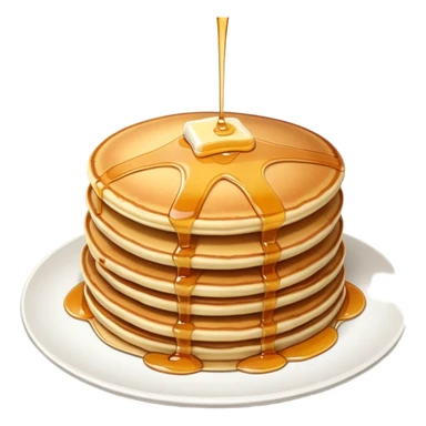 Plate of pancakes  sticker