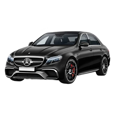 Mercedes Benz E 63 S 2017-2023 edition Black Matte sticker