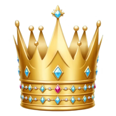 an  old crown in a glass showcase sticker