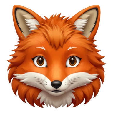 spoted animal fox sticker