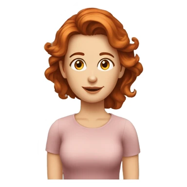 Paar küsst sich, Frau rote Haare, Mann braune Haare sticker